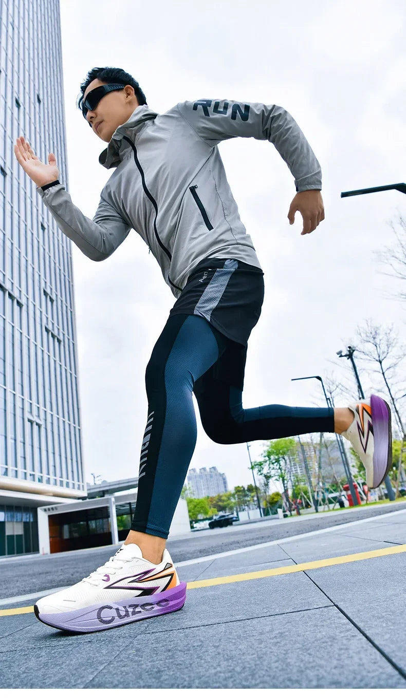 Men's Running Shoes Outdoor Sneakers Breathable Mesh Off-road Luxury shoes Trainer Shoes Couple Cushioning Race Non-Slip Fashion
