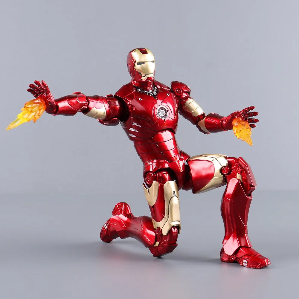 ZD Toys Iron Man Action Figure Joint Movable MK1 MK3 MK6 MK7 MK42 MK45 MK50 MK85 MK17 MK33 MK39 Adult Collection Figure Gift