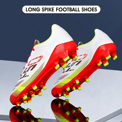 Adult FG AG Football Boots Lightweight PU Synthetic Upper Anti‑Slip Studded Cleats For Outdoor Natural & Artificial Grass Field