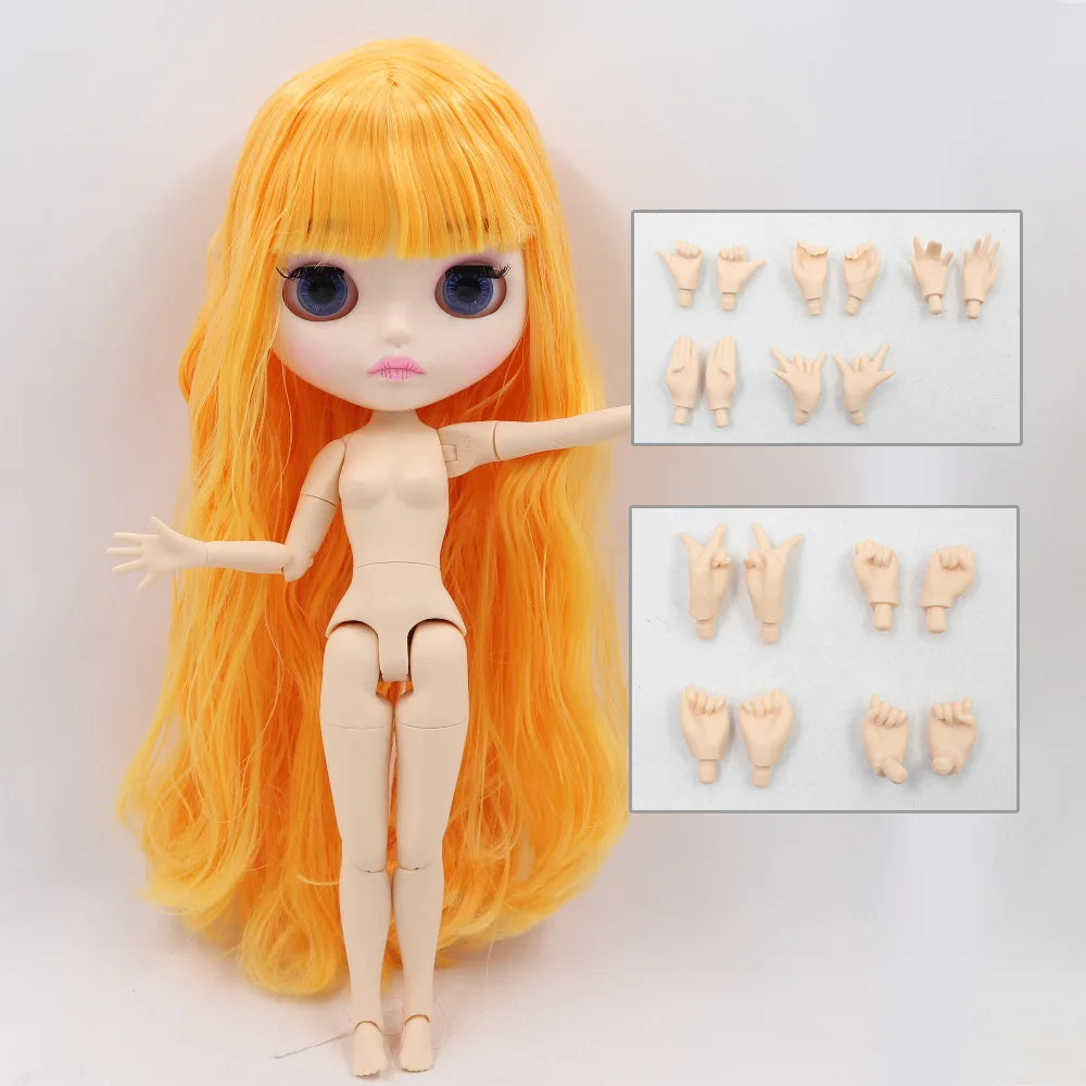 ICY DBS blyth doll 1/6 joint body white skin toy customized doll 30cm bjd random eyes colors anime toy girls gift