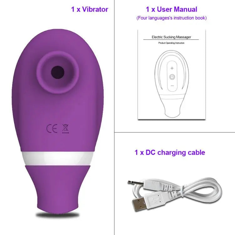 2 in 1 Tongue Licking Clit Sucker Vibrator Female for Women G-Spot Sucking Double Stimulation Nipples Massagers Sex Toy Adult