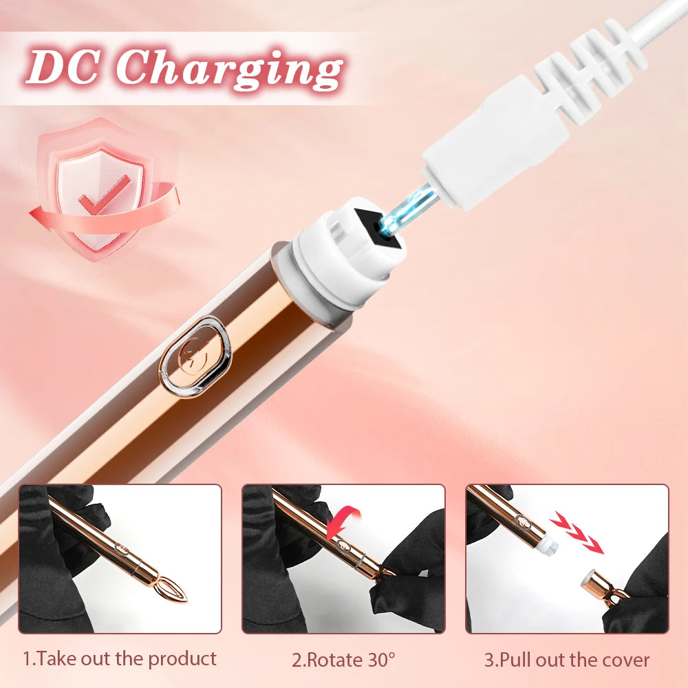 Mini Bullet Vibrator-Adult Toys Female Sex Toys with 10 Vibration G Spot Dildo Clitoral Portable Vibrators for Women & Couples
