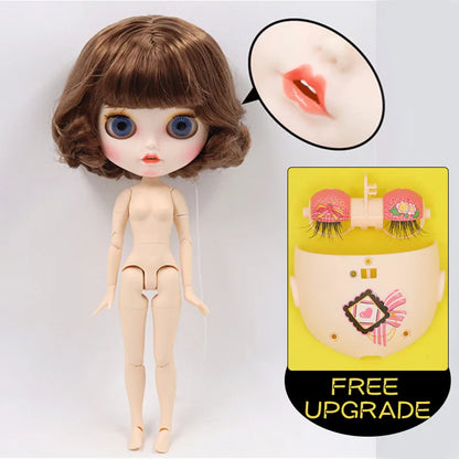 ICY DBS Blyth Doll 1/6 bjd ob24 toy joint body white skin custom doll customized face matte face 30cm toy girls gift