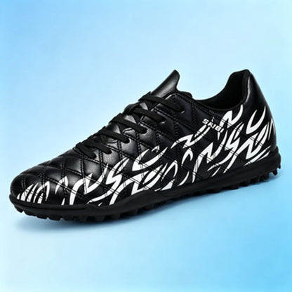Professional Men TF Football Cleats Shock Absorbing PU Upper Durable Rubber Turf Sole For Adult Grass Field Soccer Games
