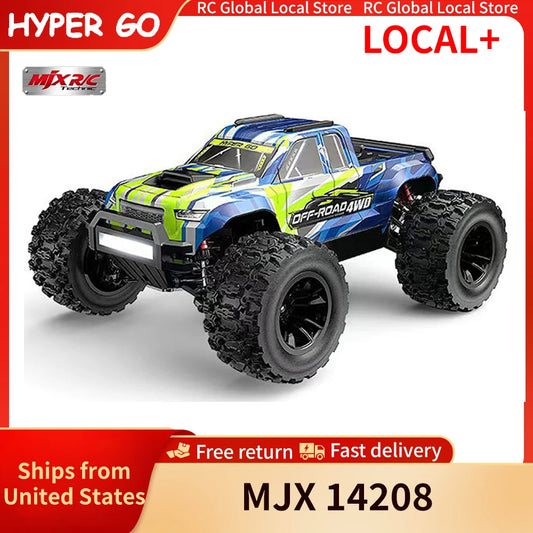 Hyper Go MJX 14208 1/14 4WD RC Car 75KM/H Brushless RC Racing Car Remote Control Cars Off-Road Truck Toys