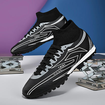 TF Turf Soccer Boots Unisex Non-Slip Wear-Resistant Breathable Lightweight Stable Grip Perfect for All Age Football Enthusiasts