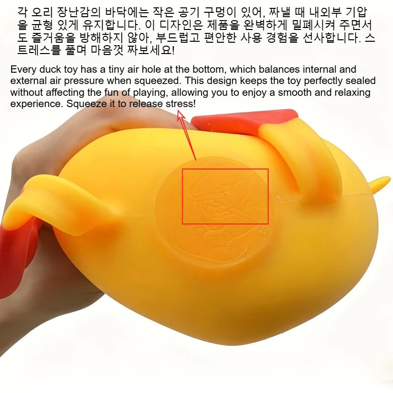 Squishy Antistress Duck Fidgets Toys Cute Goose Animals Vent Toys for Kids Adults Decompression Stretch Toys Friends Best Gift