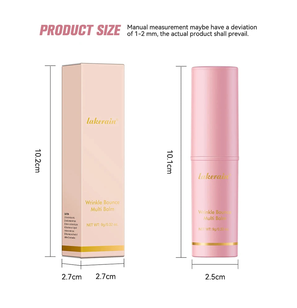 Moisturizing Wrinkle Bounce Multi Balm Stick Deep Hydrating Facial Skin Long-lasting Brightening Collagen Cream Korean Cosmetics
