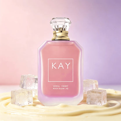 Kaysali Vanilla Candy Rock Sugar | 42 Eau De Parfum Perfume Spray 100ml, Long‑Lasting Sweet Gourmand Vanilla Fragrance, Luxury Women Scent, Brand New Sealed, Holiday Birthday Gift