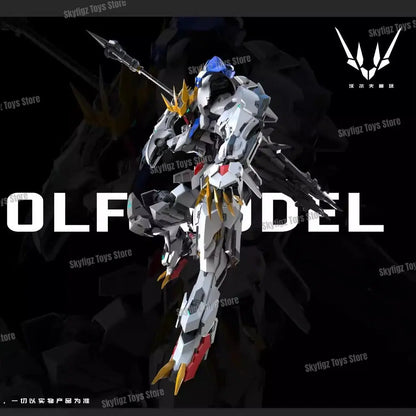 In Stock WOLF Second Batch of Repaired Version Model 1/100 MG Barbatos Wolf King GK Assembled Model Kit Movable Doll Robot