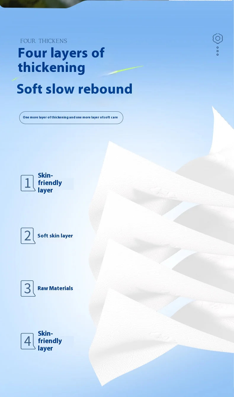 4-Layer Household Paper Tissue Pack