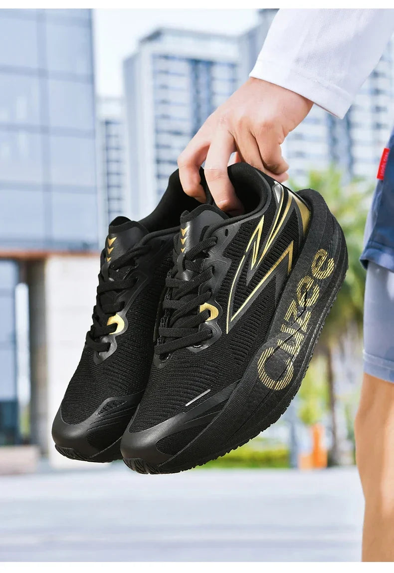 Men's Running Shoes Outdoor Sneakers Breathable Mesh Off-road Luxury shoes Trainer Shoes Couple Cushioning Race Non-Slip Fashion