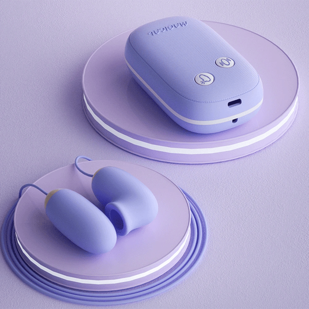 Double Jump Egg Clit Sucker Vagina Sucking Vibrator With Cute Magic Box Female Clitoris Vacuum G-pot Stimulator Nipple Sex Toys
