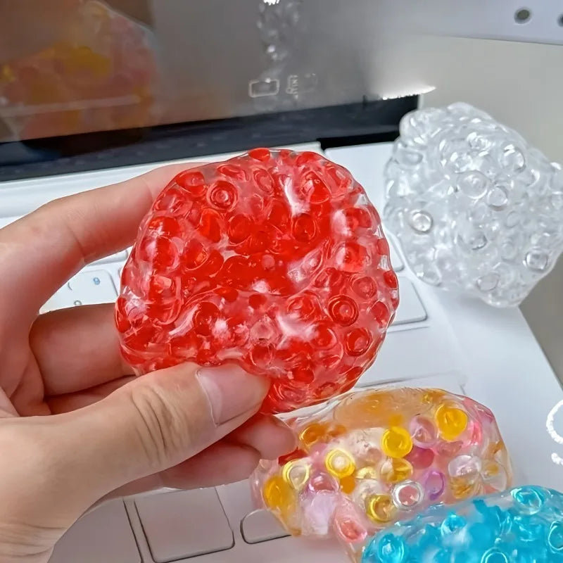 Squishy Balls Ice Beads Squeeze Toy Super Soft Mochi Fidget Toys Slow Rebound Toy for Friend Anxiety Relaxation Squeeze Gift