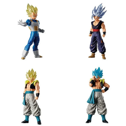 Bandai Gashapon Capsule Toys Dragon Ball Super Vegeta Gohan Gogeta Saiyan Series Anime Figure Doll Model Gifts Toys