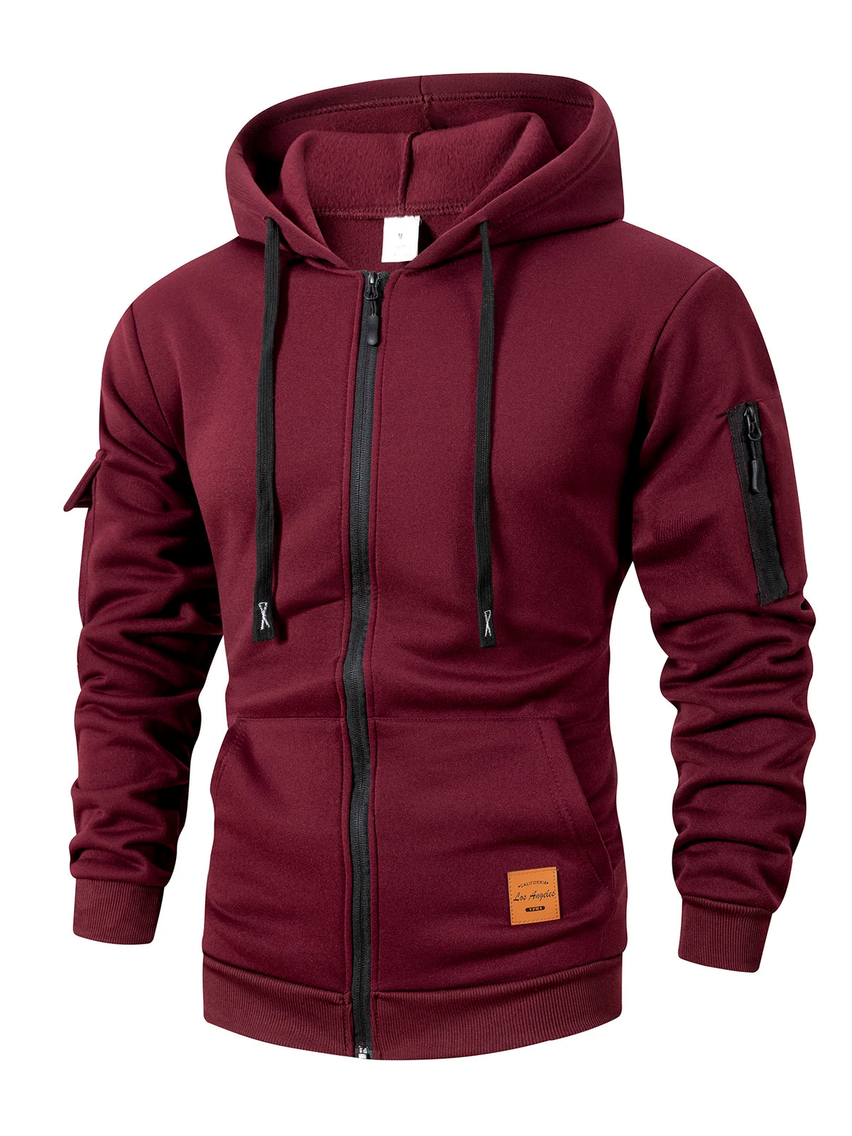 2025 New Autumn Men Sweatshirts Long Sleeve Jacket Hoodie Zipper Closure Jacket Male Hoodies Sweatshirt Slim Fit Male Clothing
