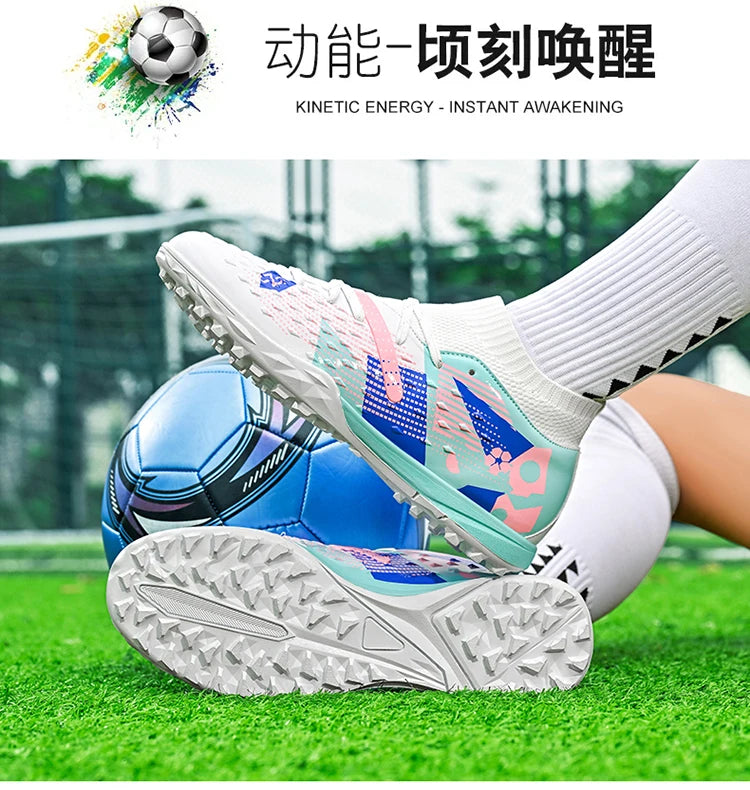Men's High-Ankle FG/TF Soccer Cleats – Football Boots