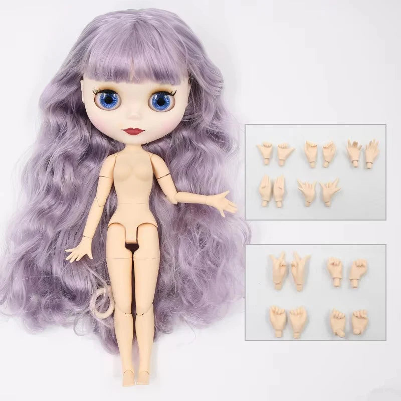ICY DBS Blyth Doll 1/6 BJD Joint Body White Skin Tan Skin Dark Skin Matte Face Nude Doll 30cm Anime Toy Girls Gift