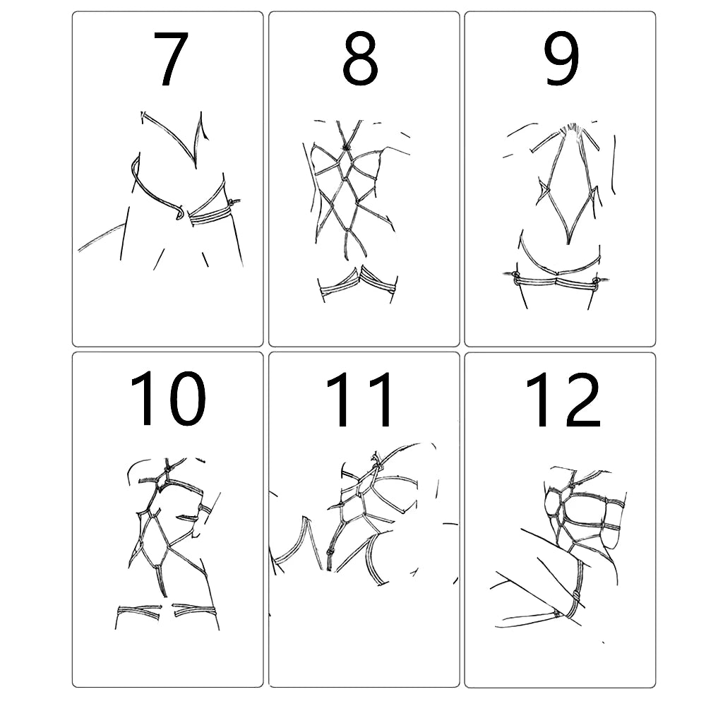Sex Game Shibari Bondage Rope Restraint Rope Sex Toys for Couples SM Ropes SM Bondage Sex Rope Thickened Soft Cord Bondage