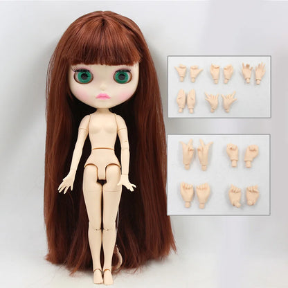 ICY DBS blyth doll 1/6 joint body white skin toy customized doll 30cm bjd random eyes colors anime toy girls gift