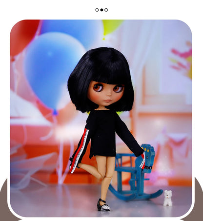 ICY DBS Blyth Doll Tan Skin Matte Face With Eyebrows Special Price 1/6 BJD JOINT body Neo Anime