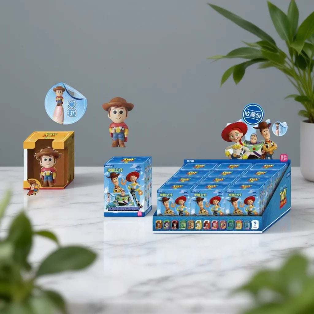 Jandoon Toy Story Blind Box woody jessie buzz light year bullseye forky rex snappy Toys Doll Cute Grain Figurine Toy Gift