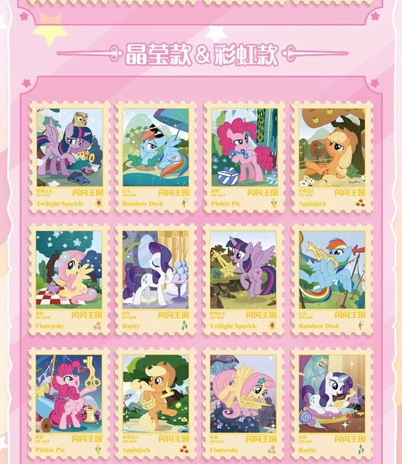 My Little Pony Blind Box Unicorn Twilight Sparkle Magic Rubber Doll Cartoon Creative Eraser Doll Girl Play Toy Gifts