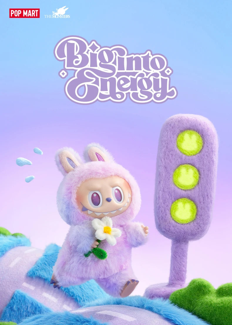 Pop Mart LABUBU THE MONSTERSBig into Energy Series Vinyl Plush Blind Box Toys Guess Bag Mystery Box Cute Gift Toys Doll