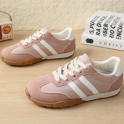 Adidas Women's Retro Sport Shoes Comfortable Flat Bottom Casual Shoes Soft Sole Unisex Spring Summer New Style Dequn Shoes