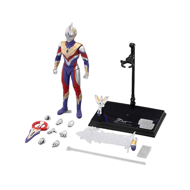 ZD Toys Ultraman Tiga Action Figure Joint Movable Agul Geed Trigger Ace Seven Jack Ultraman Adult Collection Figure Gift