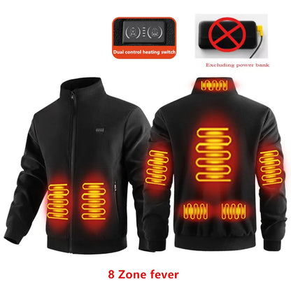 8-Zone Heated Polar Fleece Jacket