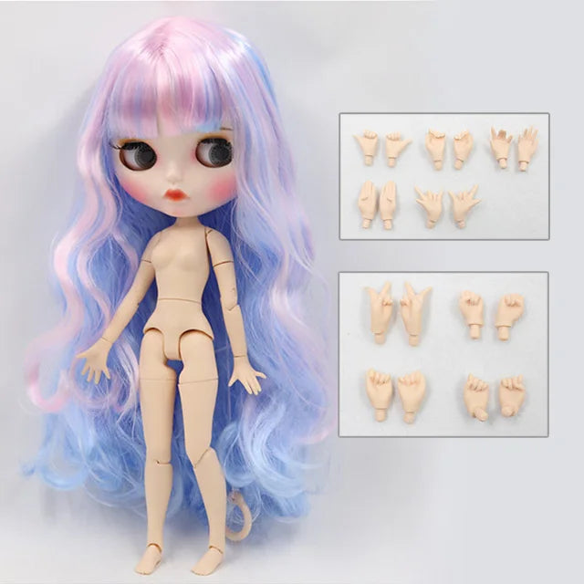 ICY DBS Blyth Doll 1/6 toy bjd matte face customized face joint body custom doll 30cm girls gift anime