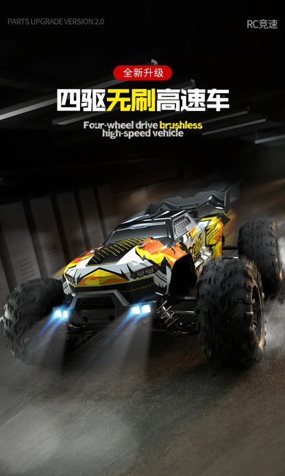 16101PRO Brushless RC 4WD Remote Control Car Max Speed 75km/h, Drift Toy Car for Boys Off-Road Climbing Racing