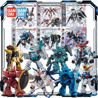 Bandai Gashapon Mobile Suit Ensemble (MSE) Gundam RX-78-2 Strike Hi-Nu Wing Astray ZZ Barbatos Assemble Model Kit Toy