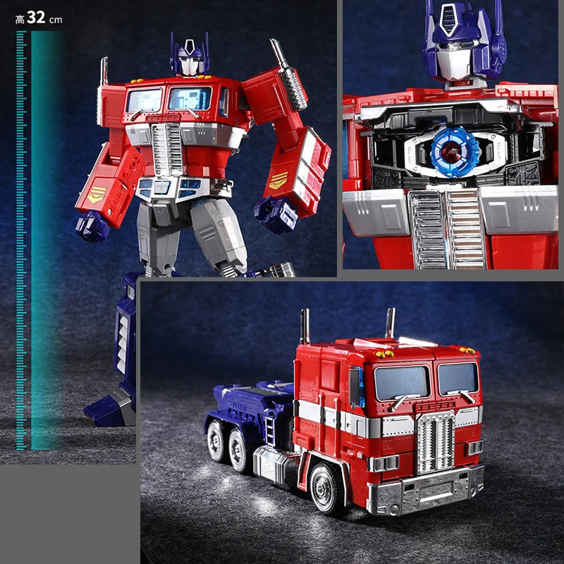 Transforming Action Figure 32cm Optimu Prim XP10 Commander Transformation Robot Toy Alloy Car Children's Toy Gift