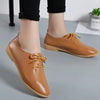 Women's Genuine Leather Loafers — Soft Pointed Toe Flats