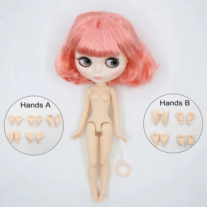 ICY DBS Blyth Doll 1/6 BJD Joint Body White Skin Tan Skin Dark Skin Matte Face Nude Doll 30cm Anime Toy Girls Gift