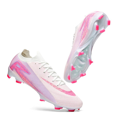 Men AG FG Football Cleats Soft PU Upper Reinforced Stud Structure For Adult Outdoor Lawn Football Match And Training