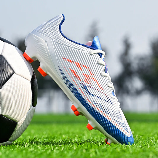 Breathable Football Shoes for Men, FG/AG Long Nail Anti Slip Outdoor Indoor Sports Shoes, A Must-Have for Fans