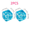 Squishy Snowflake Ice Cubes Slow Rising Sensory Fidget Toy Soft Ice Cubes Stress Relief Squeeze Toy Hand Exercise Calming Tool