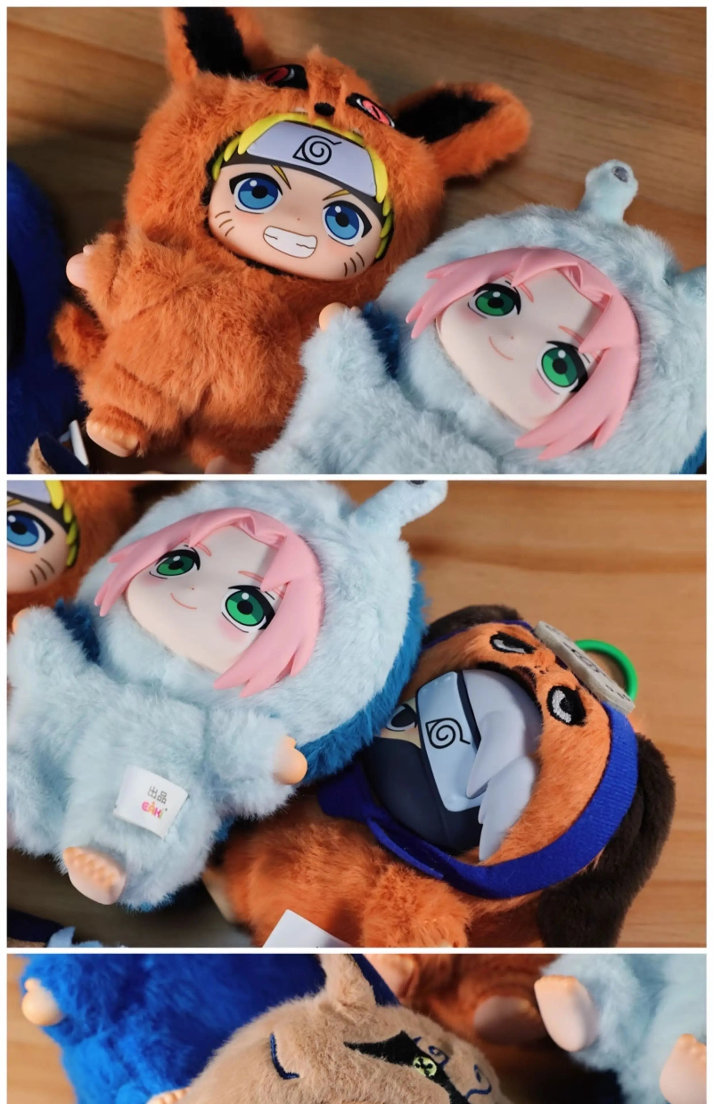 In Stock Original EAKI Naruto Blind box Naruto Shippuden Party Series Naruto KeyChain Doll  Toy Collection Gift