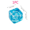 Squishy Snowflake Ice Cubes Slow Rising Sensory Fidget Toy Soft Ice Cubes Stress Relief Squeeze Toy Hand Exercise Calming Tool