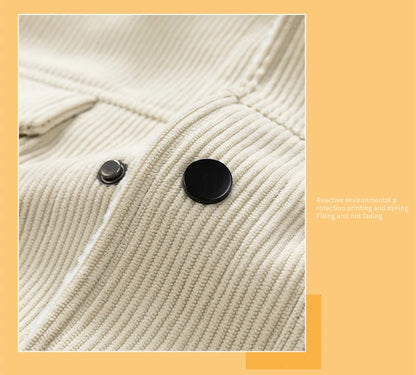 Men's Jackets and Coats Fashion Warm Corduroy Thick Coats 2026 Winter Fashion Men's Coats Down Jackets Men's Cotton Clothing