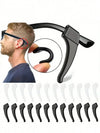 4~40pcs Anti-Slip Silicone Ear Grip Glasses Eyeglasses Leg Ear Hook Stopper Bracket Fastener Accessories Temple Tip Eyewear Holder Glasses Accessories For Women Clear