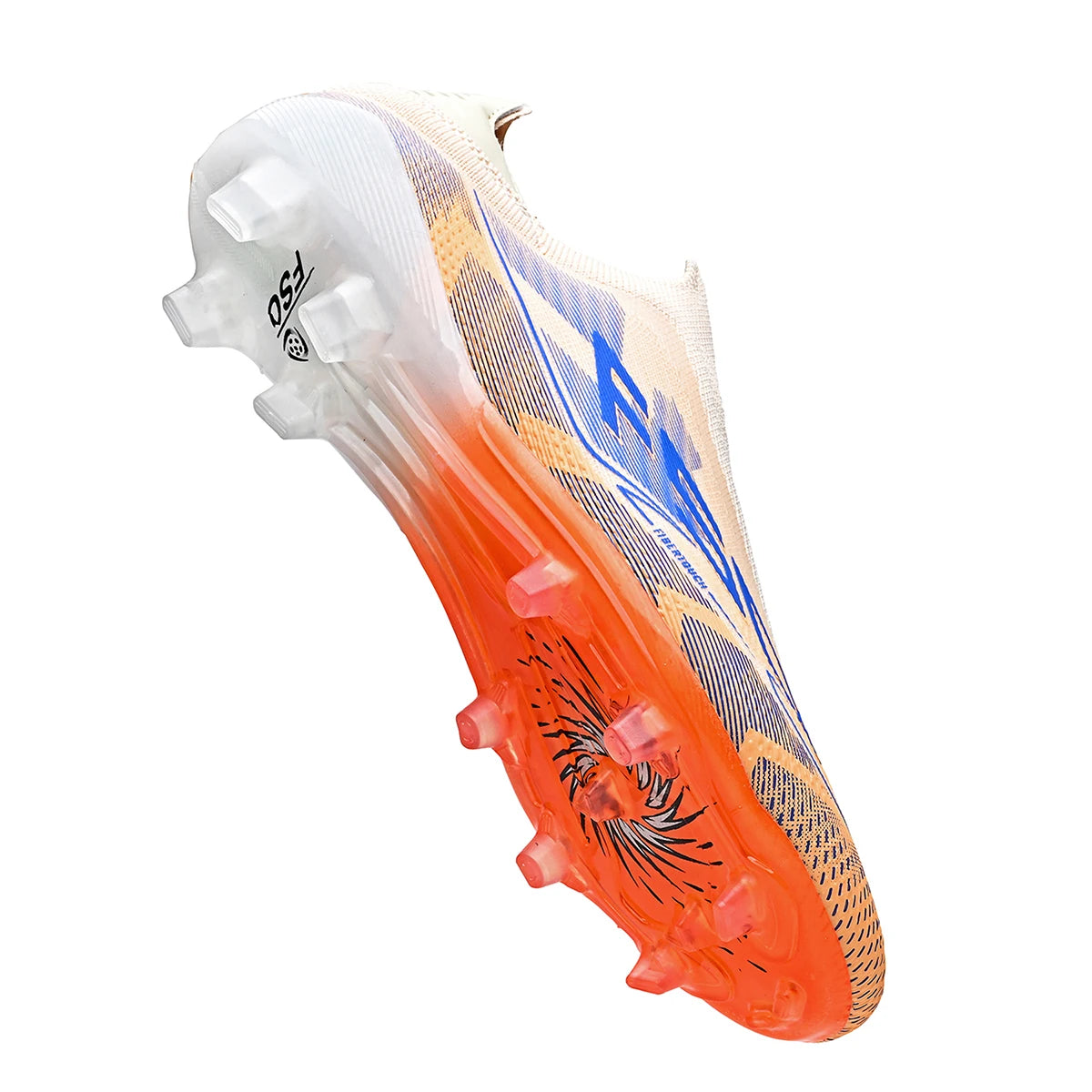 AG/FG Soccer Cleats for Men Women Youth PU Fabric Upper TPU Sole Non-Slip Wear-Resistant for Natural Grass Sports Pitch Tra