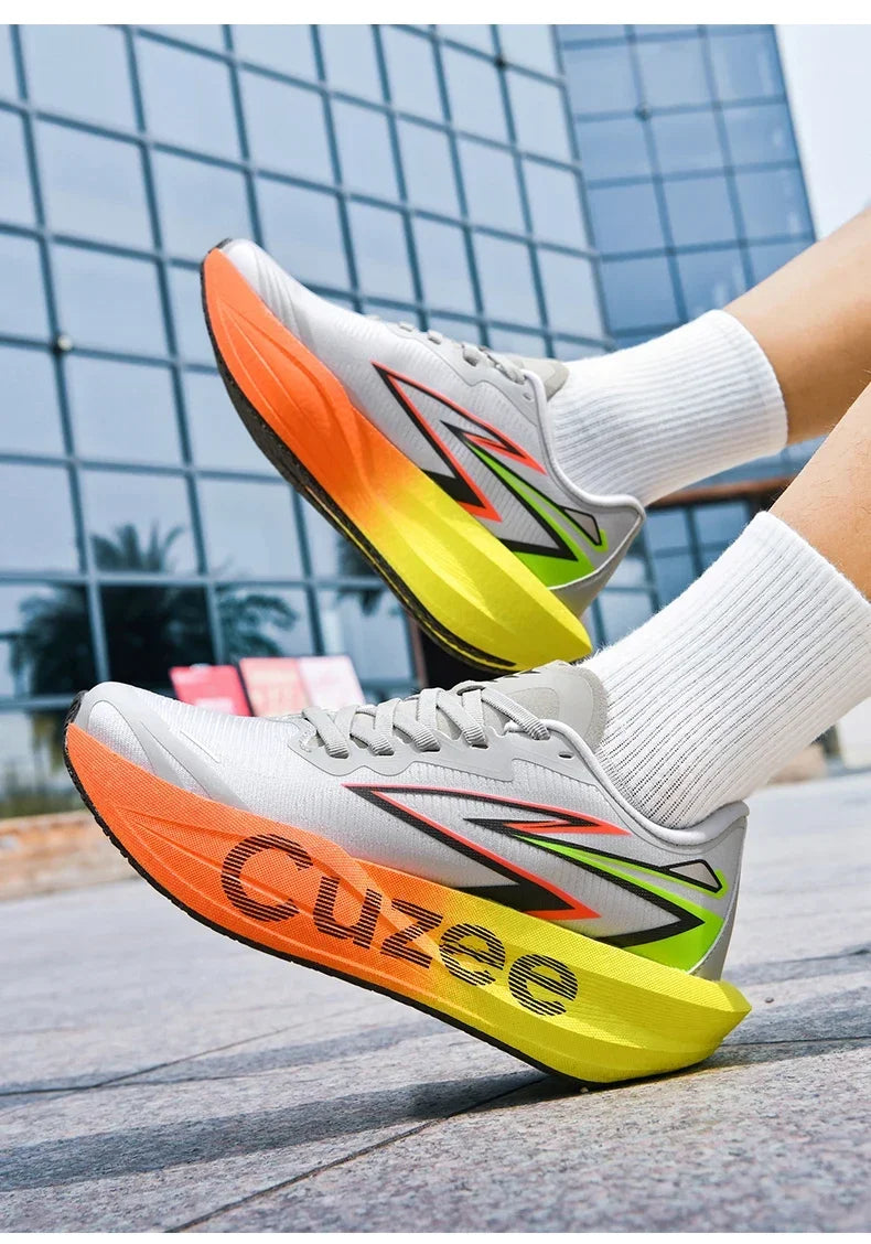 Men's Running Shoes Outdoor Sneakers Breathable Mesh Off-road Luxury shoes Trainer Shoes Couple Cushioning Race Non-Slip Fashion