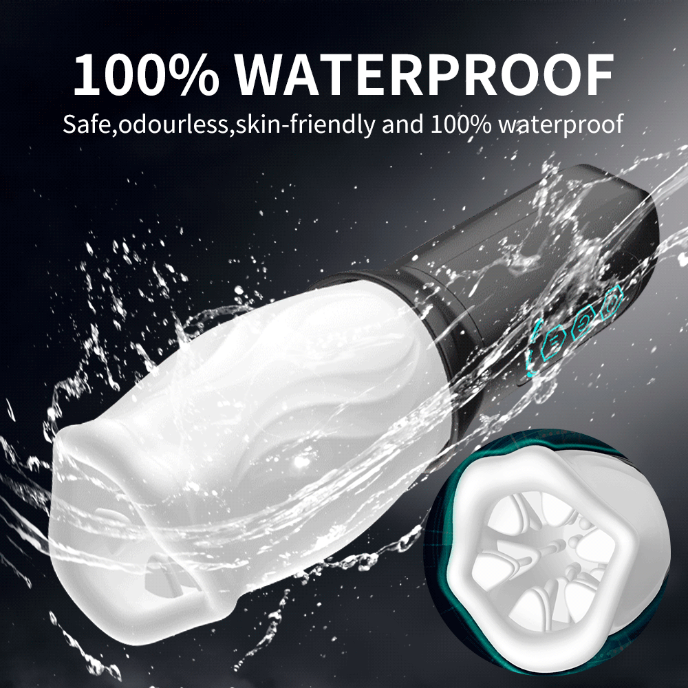 Automatic Male Masturbator Vibration Blowjob Sucking Machine Silicone Vagina Masturbation Cup Sex Toys Adult Goods for Men