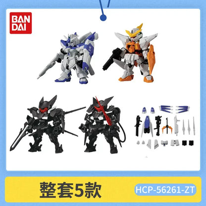 Bandai Gashapon Mobile Suit Ensemble (MSE) Gundam RX-78-2 Strike Hi-Nu Wing Astray ZZ Barbatos Assemble Model Kit Toy