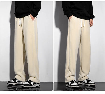 Fleece-Lined Drawstring Sweatpants