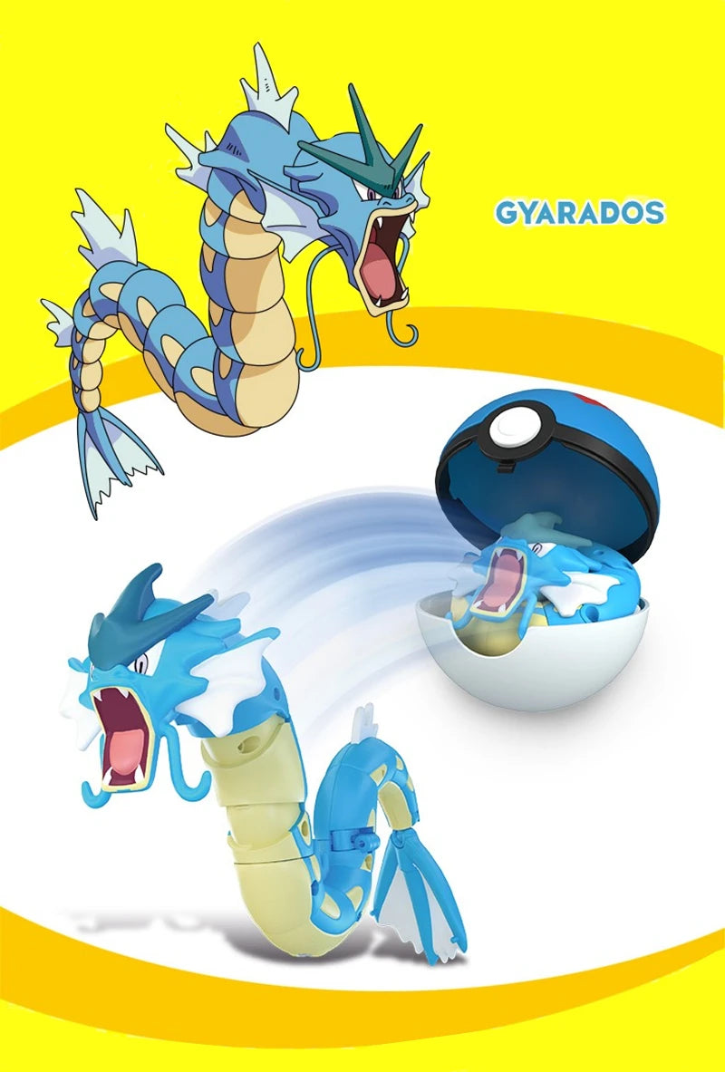 New Pokemon Figures Toys Variant Ball Model Pikachu Gengar Pokeball Dragonite Snorlax  Action Figure Lapras Pocket Monsters Toy